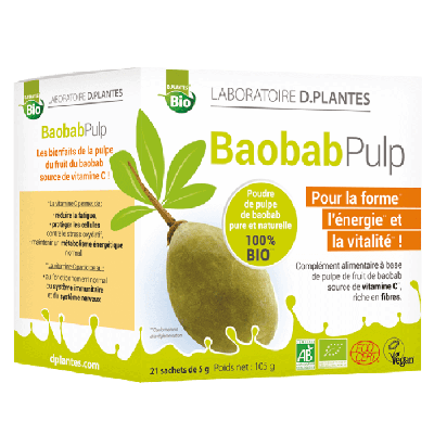 Baobab pulp BIO 21 sachets