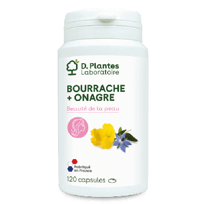 Bourrache + onagre 120 capsules