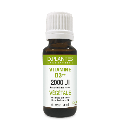 Vitamine D3++ Végétale 2000 UI 20 ml