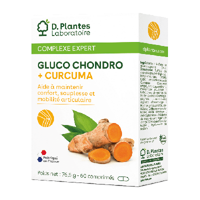 Gluco chondro + curcuma 60 comprimés