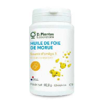 Huile de foie de morue 120 capsules