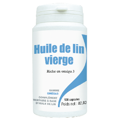 Huile de lin 120 capsules