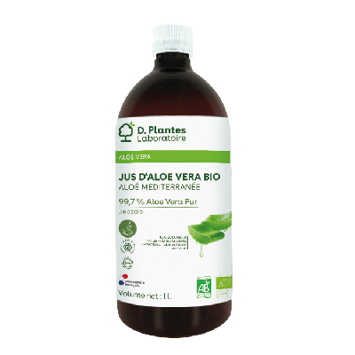 Jus d'Aloe Vera BIO Aloé Méditerranée 1 L