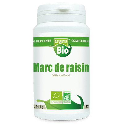 Marc de raisin BIO 120 gélules