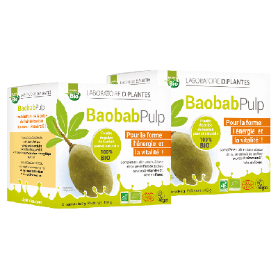 Pack 2 Baobab pulp 2 x 21 sachets