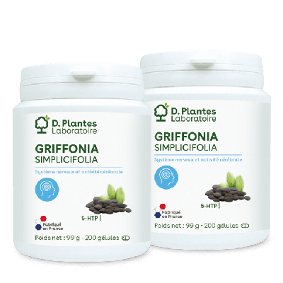 Pack 2 Griffonia 2 x 200 gélules