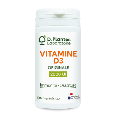 Vitamine D3 2000 UI originale 120 comprimés