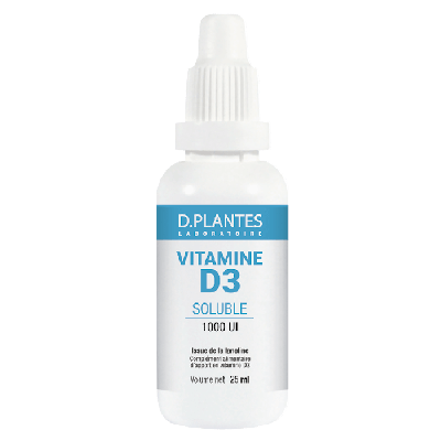 Vitamine D3 soluble 1000 UI 25 ml