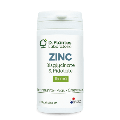 Zinc Bisglycinate et Pidolate 60 gélules