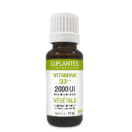 Vitamine D3++ Végétale 2000 UI 20 ml