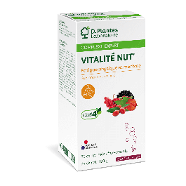 Vitalité-nut fruits rouges 30 comprimés