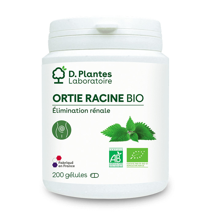 Ortie racine bio, 200 gélules