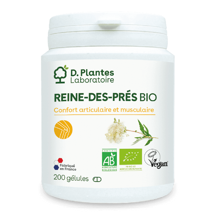 Reine des prés bio, 200 gélules